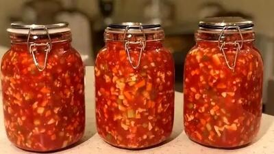  طرز تهیه ترشی گوجه فرنگی مشهدی