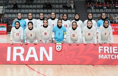  پیروزی پرگل زنان فوتسال ایران مقابل نیوزلند