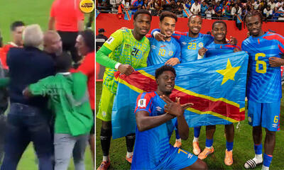  عصبانیت سرمربی نیجریه بخاطر انجام مراسم جادو توسط تیم کنگو هنگام ضربات پنالتی