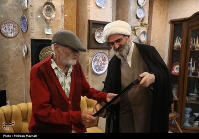  نماینده رهبر معظم انقلاب در استان سمنان با استاد «فرهنگ شکوهی» دیدار کرد تصاویر - تسنیم