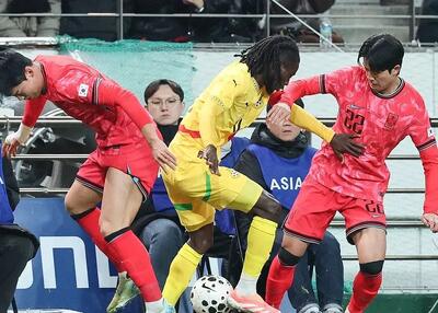  غنا هم تسلیم قدرت کره‌جنوبی شد