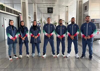  تیم ملی جوجیتسوی ایران وارد ریاض شد