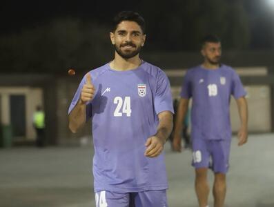  عمری آماده برای اولین بازی ملی (عکس)