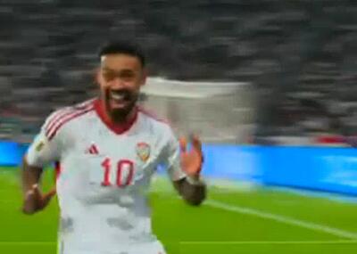  گل اول امارات به عراق توسط کایو