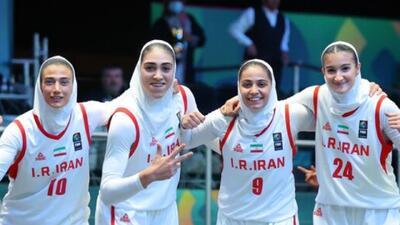  تیم بسکتبال سه نفره بانوان ایران از سد قطر گذشت