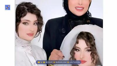  آلبوم عروسی| رونمایی از «سارا و نیکا» در لباس عروس؛ میکاپ جدید دوقلوهای پایتخت