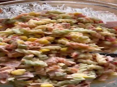  طرز تهیه سالاد پاستا مجلسی