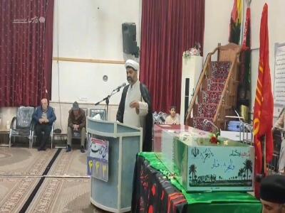  فیلم| آئین وداع با پیکر شهید گمنام در شهرهای فرهاد گرد و فریمان