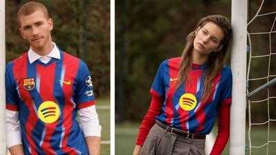  بارسلونا از پیراهن چهارم فصل رونمایی کرد