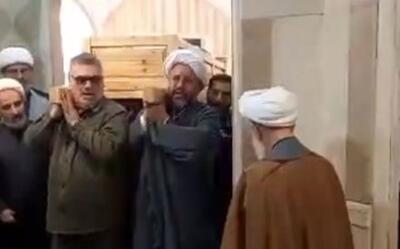 تصاویری از تشییع پیکر فرزند کاظم صدیقی