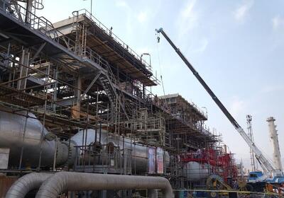  عملیات بازسازی یک واحد آسیب دیده پالایشگاه فجرجم در جنگ ۱۲ روزه به ۷۵ درصد رسید