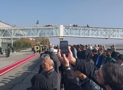  پیکر مطهر ۶ شهید گمنام وارد ارومیه شد