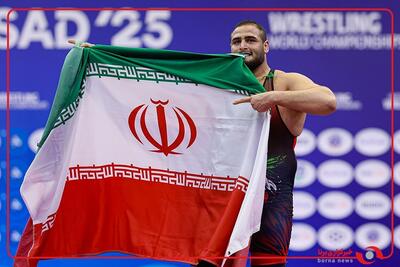  فردین هدایتی، ملی‌پوش کشتی فرنگی ایران پس از کسب مدال طلا : این مدال را تقدیم امام زمان (عج) می‌کنم