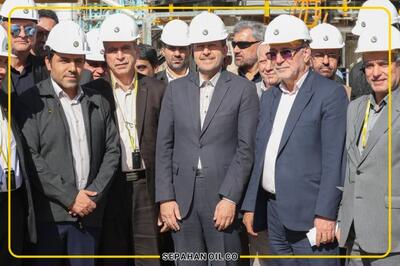  بازدید استاندار و مقامات ارشد استان اصفهان از یک دستاورد ملی غرورانگیز؛ فاز نخست پروژه FRW پالایشگاه نفت سپاهان