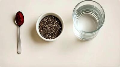  سماق + دانه چیا / لاغری ساعت شنی با ترکیب مخفی سماق و دانه چیا