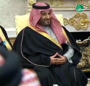  رفتار عجیب بن سلمان حین نطق ترامپ درباره حمله به ایران + ویدئو