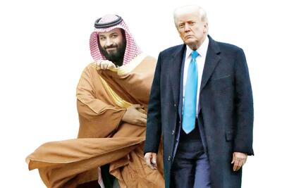  دونالد ترامپ در واشنگتن از محمد بن‌سلمان استقبال کرد/ ملاقات پس از هفت سال در کاخ سفید