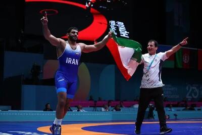  طلای هادی ساروی در فینال کشتی فرنگی بازی‌های همبستگی کشورهای اسلامی