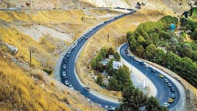  تردد روان در چالوس، هراز و فیروزکوه