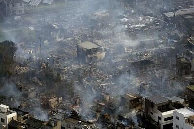  حریق ۵۰ هکتاری در ژاپن؛ مهار آتش بیش از ۱۲ ساعت طول کشید