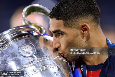  عکس| اشرف حکیمی مرد سال قاره آفریقا