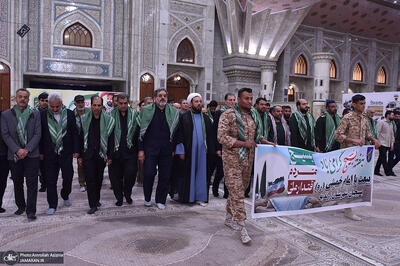  تجدید میثاق بسیجیان شهرستان زرندیه با آرمان های امام خمینی (س)