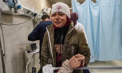  حمله رژیم صهیونیستی به «خانیونس» غزه؛ زخمی شدن مادر و کودک فلسطینی