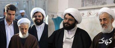 ۲ تصویر از پسر کاظم صدیقی کنار پدرش که بامداد امروز درگذشت - مجله اینترنتی کولاک