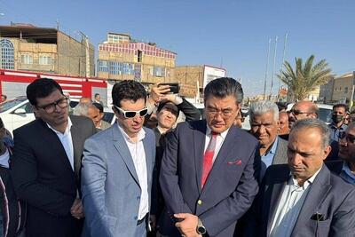  سفیر کره جنوبی از طرح شبکه و تأسیسات فاضلاب زهک بازدید کرد