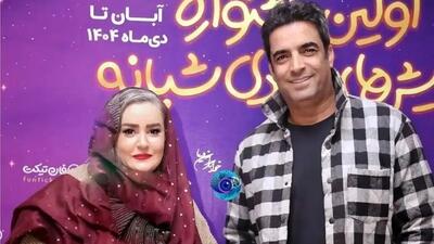  حرکت غیرمنتظره منوچهر هادی برای نعیمه نظام‌دوست با یک قلب قرمز!+ عکس وایرال شده
