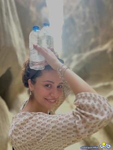  بازیگر خانم با پیام محیط زیستی!