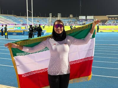  مدال برنز میرزاطیبی در پرش با نیزه