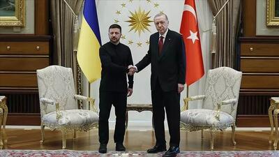  زلنسکی در آنکارا با اردوغان دیدار کرد