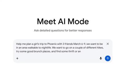  گوگل حالا با AI Mode در برنامه‌ریزی سفر به کاربران کمک می‌کند