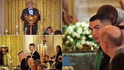  کریس رونالدو در کاخ سفید/ سلفی دیدنی با ایلان ماسک+ عکس