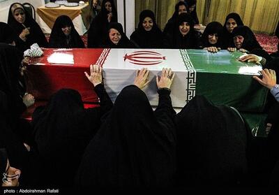  مراسم استقبال از هشت شهید گمنام دوران دفاع مقدس در همدان