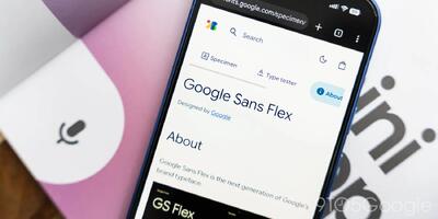  گوگل فونت Google Sans Flex را برای همه منتشر کرد