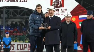  خلیفه بهترین دروازه‌بان تورنمنت قرقیزستان شد