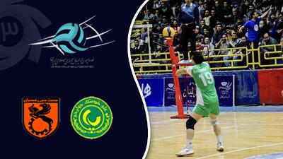  خلاصه والیبال پاس گرگان 2 - مس رفسنجان 3