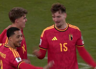  گل هفتم بلژیک به لیختن اشتاین (د کتلار)