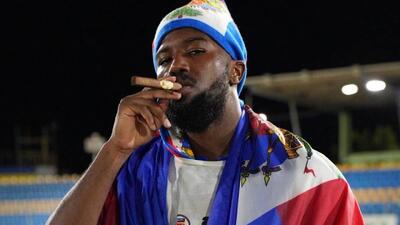  جشن نازون؛ مهاجم استقلال پس از صعود با هائیتی به جام جهانی