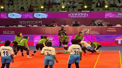  سومین پیروزی تیم ملی کبدی زنان در قهرمانی جهان