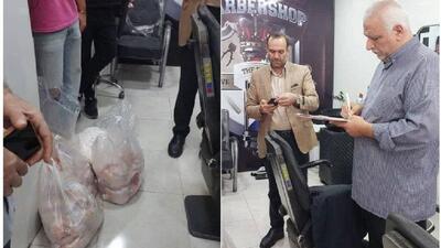  کشف ۱۰۰ کیلوگرم مرغ و گوشت فاقد هویت در قزوین