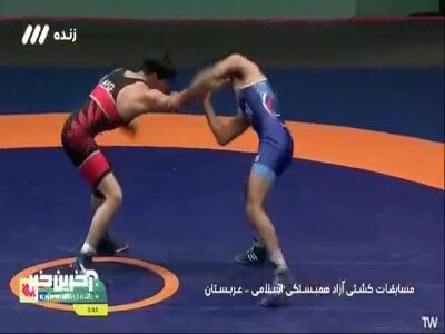  استارت بی‌رحمانه رحمان عموزاد؛ حریف افغانستانی اسیر پیچ کمر شد
