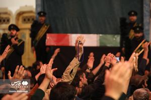  عکس/ وداع با دو شهید گمنام در حرم حضرت معصومه(س)