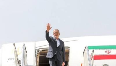  رئیس جمهور قزوین را به مقصد تهران ترک کرد