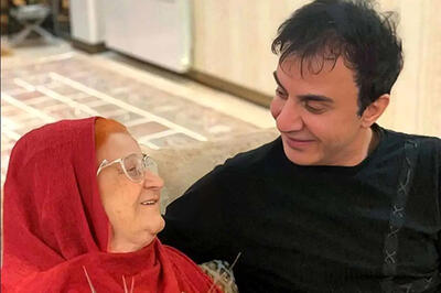  عیادت آشا محرابی از مادر عمو پورنگ