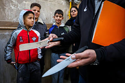  بازسازی صحنه سرقت وحشیانه از کودکان با ساطور در مشهد