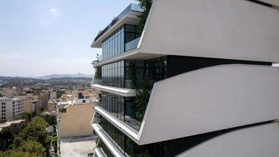  معماری مدرن یک ساختمان در تهران که بی‌نظیر است