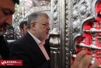  تشرف استاندار تهران به آستان مقدس حضرت عبدالعظیم(ع) در ادامه برنامه شهرستان ری